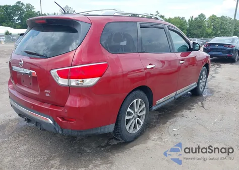 2013 Nissan Pathfinder Sl z USA, uszkodzony, nr VIN 5N1AR2MM6DC667707